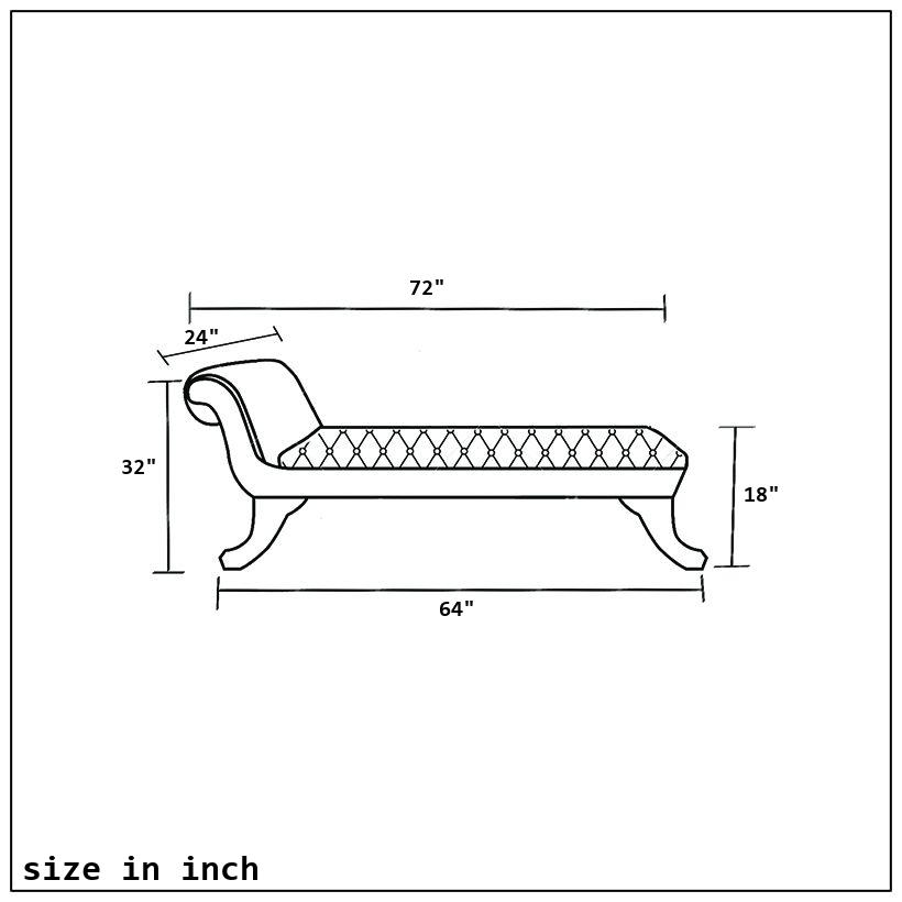 Diwan shop cot size