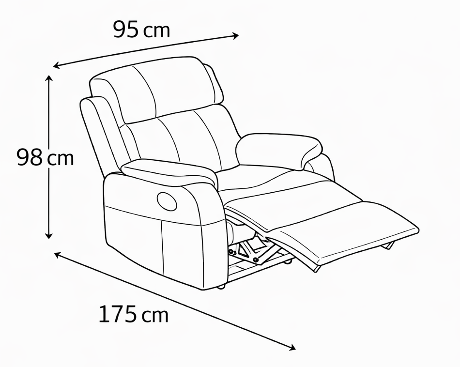 recliner sofa 1