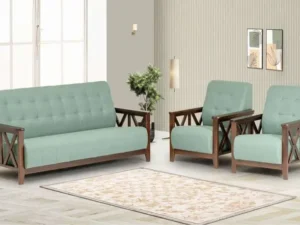 3 1 1 wooden sofa set 1