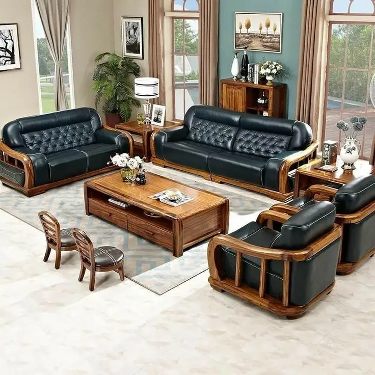 3 1 1 wooden sofa set (10) 3 1 1 wooden sofa set (10)