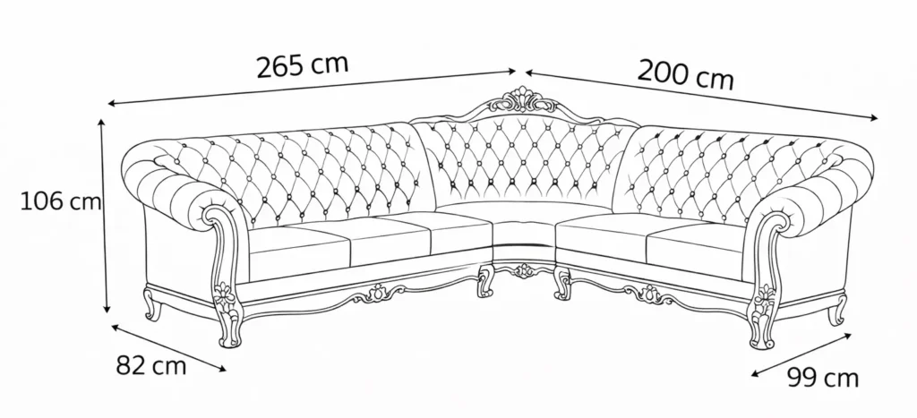 l shaped royal sofa 1