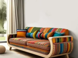 wooden sofa 1