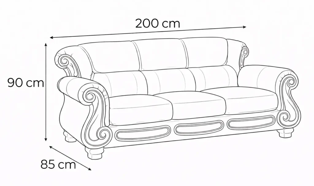 wooden sofa 1