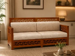 3+1+1 fullcover wooden sofa00008