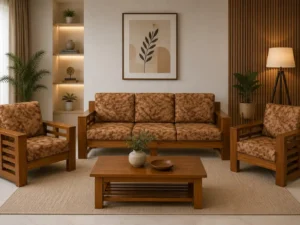 joseco timberline teak wood 3+1+1