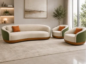 full covered 3+1+1 sofa 1