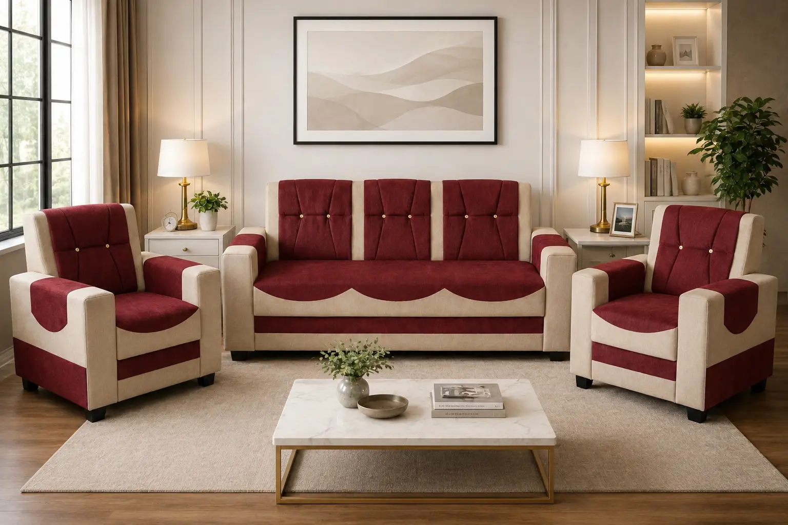 full covered 3+1+1 sofa 1 full covered 3+1+1 sofa 1