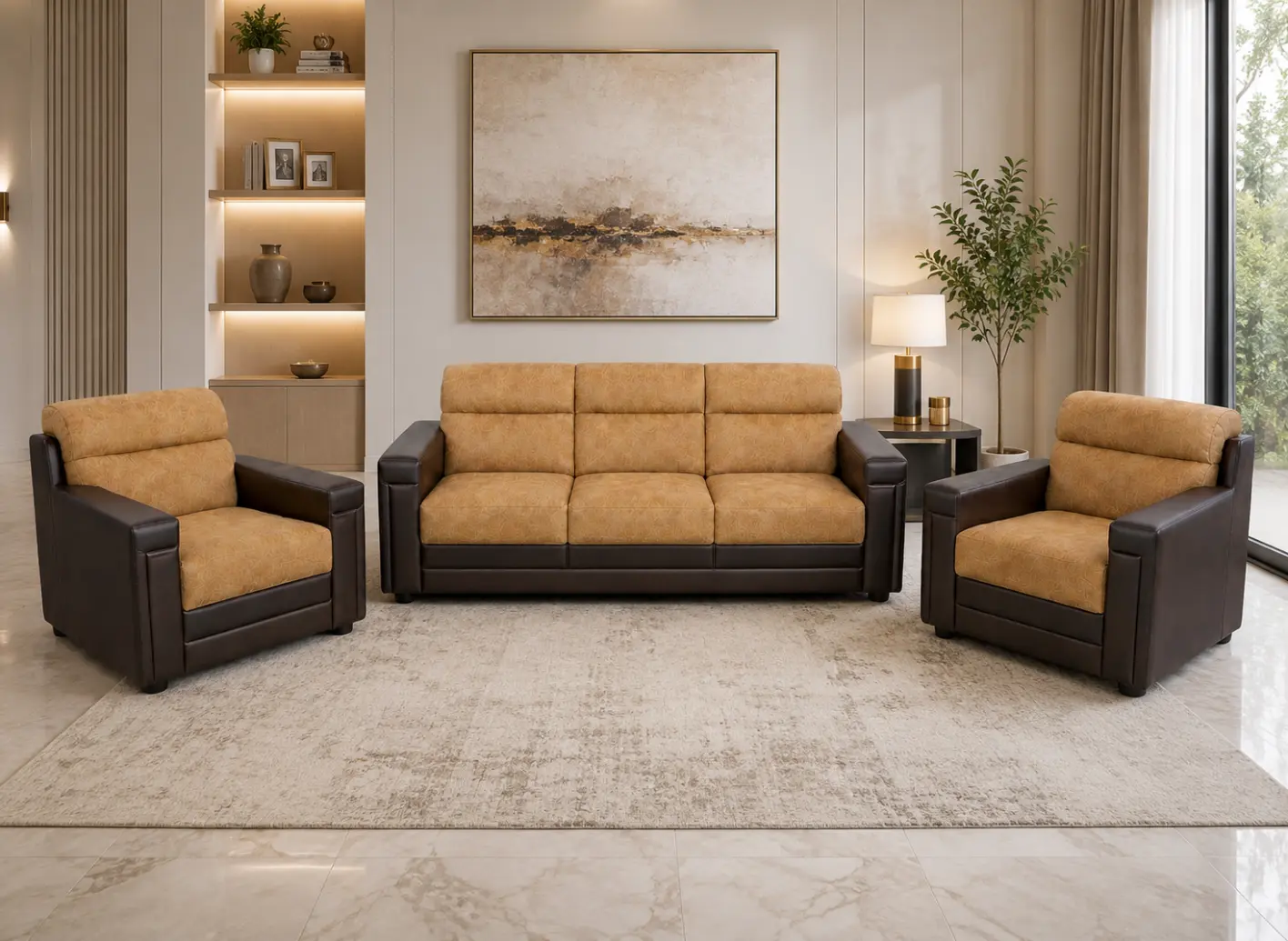 full covered 3+1+1 sofa 1 full covered 3+1+1 sofa 1