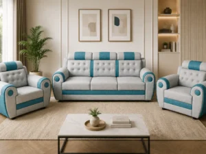 full covered 3+1+1 sofa 1