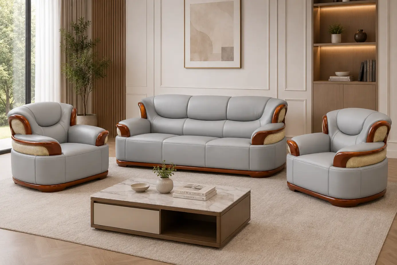 full covered 3+1+1 sofa 1 full covered 3+1+1 sofa 1