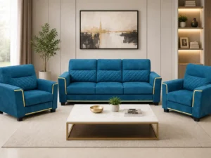 full covered 3+1+1 sofa 1