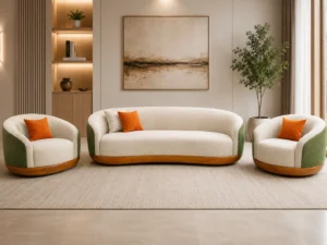 full covered 3+1+1 sofa 1