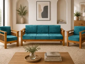 full covered 3+1+1 sofa 1