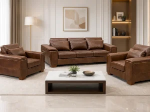 full covered 3+1+1 sofa 1