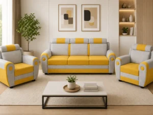 full covered 3+1+1 sofa 1