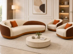 full covered 3+1+1 sofa 1