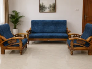wooden 3+1+1 full seater sofa 44