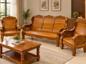 premium wooden sofa set