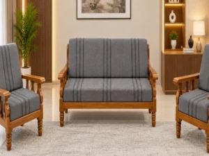 fire teak wood sofa