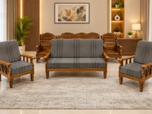 wooden 3+1+1 full seater sofa 46 (copy)